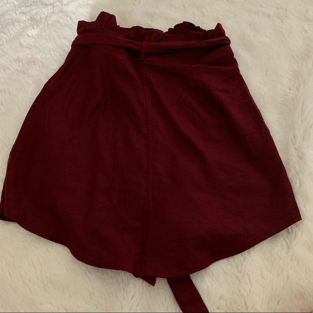 Line+Dot Matilda Skirt - Burgundy - Picture 5 of 6